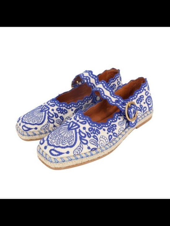 FARM Rio Shoes - Farm Rio Embroidered Mary Jane Espadrilles Fits 5-5.5